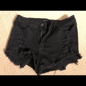 Brandy Melville Black Jean Shorts